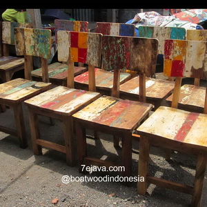 Recycled Boatwood Lazy Chairs 